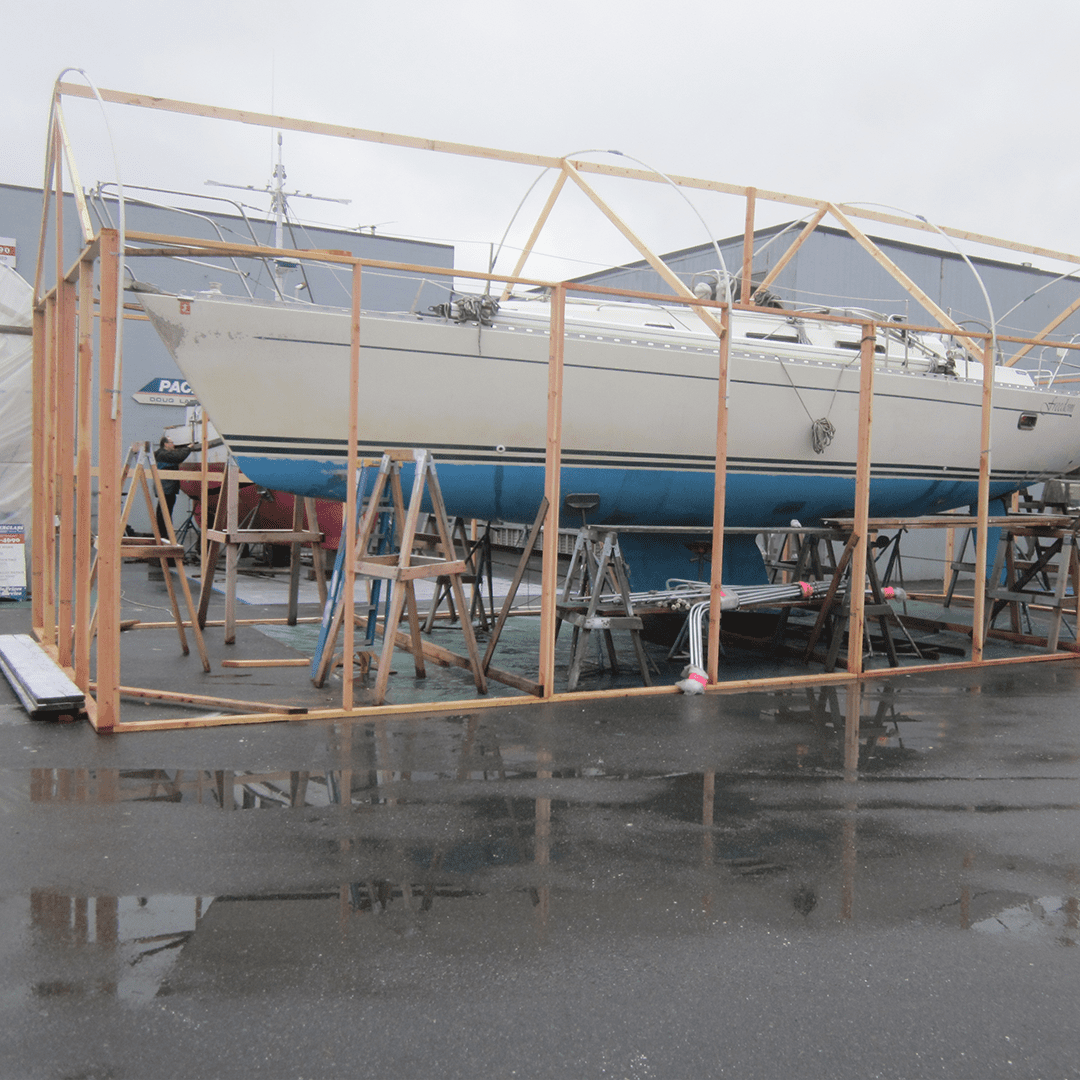 fiberglass boat refinishing